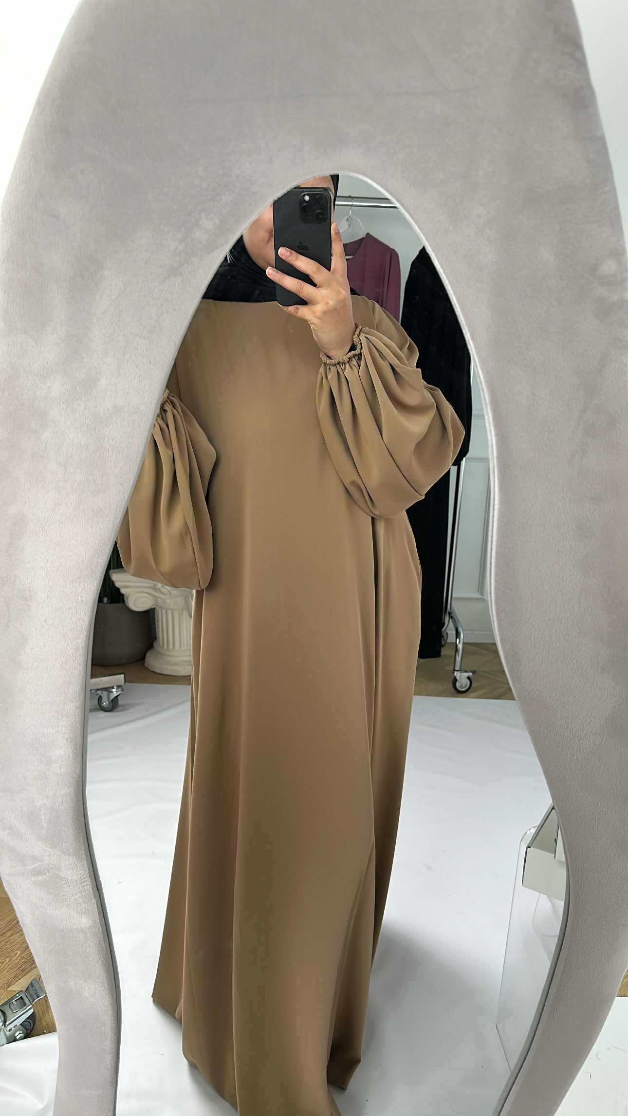 فستان جودي -لون بيج غامق